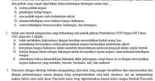 Siap uasbn mgmp ppkn smk kulon progo tahun pelajaran 2016/2017. Soal Usbn Pkn Sma Ma K13 Panduandapodik Id