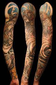 Bleach Fullsleeve Finished Bleach Tattoo Anime Tattoos Tattoos