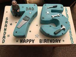 Trade in the traditional cake and ice cream for something new and exciting. 75th Grandad Birthday Cake With Fondant Tools 80 Birthday Cake Birthday Cakes For Men 80th Birthday Cake For Men
