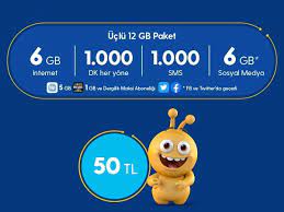 Turkcell Faturasiz 3lu Paketler Kartlar Internet Yerler