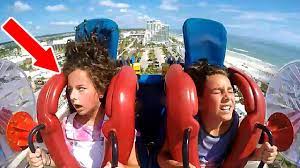 Ultimate slingshot the ride reactions pass outs and fails! Kids Passing Out 5 Funny Slingshot Ride Compilation Youtube