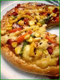 Homemade Pizza Cook Click N Devour Veg Pizza Recipes Veg Pizza Recipe