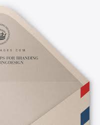 Kraft Envelope Mockup In Stationery Mockups On Yellow Images Object Mockups