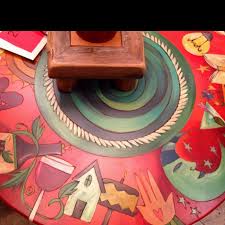 Hand Painted Table Top Painted Table Painted Table Tops Hand Painted Table