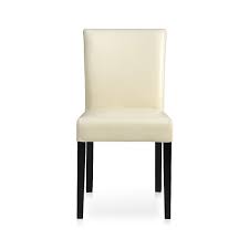 Lowe Ivory Leather Dining Chair Crate And Barrel Leather Dining Chairs Cream Leather Dining Chairs Leather Side Chair
