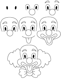 Une table à colorier à l'infini et bien plus encore ! Coloriage Clown 91234 Personnages Album De Coloriages