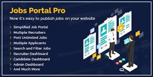 Free Download Jobs Portal Pro Plugin For Wordpress In 2020 Job Portal Free Plugins Job Recruiters