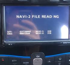Sd card not inserted, sd card malfunction, internal malfunction of navigation, etc. Bortzhurnal Nissan Leaf Dirtybra 1