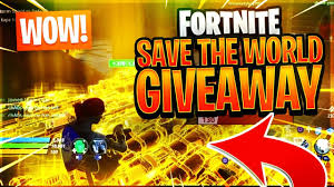 Twine peaks is the server for you! Live Fortnite Save The World Massive Supercharged Giveaway 136 Giveaway Savetheworld Stw Youtube