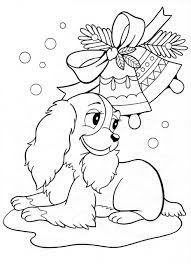The christmas puppy sits pretty in a gift box adorned with a santa cap. Christmas Puppy Coloring Pages 60 Images Free Printable