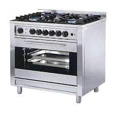 Cocina gas butano vitrokitchen ru6060b. Servibar Cocina A Gas 5 Fuegos Con Horno Electrico
