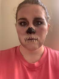 Gracie is not a Halloween fan 😬