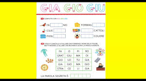 Ecco un elenco di parole con cia, cio, ciu. Le Sillabe Cia Cio Ciu E Gia Gio Giu Youtube