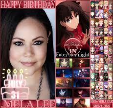 Happy 49th Birthday to Mela Lee!!! We wish you all the best!