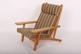 Mid Century Ge375 Lounge Chair By Hans J Wegner For Getama Wegner Design Wegner Lounge Chair