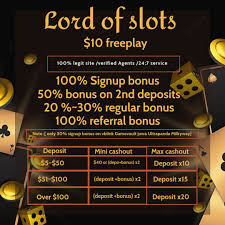 Returning bonus massive 100% twice Regular bonus upto 40% $10 freeplay to  old and new players 100% referral bonus -LORDS OF SLOTS 🎰