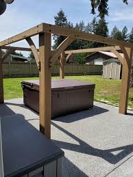 The chart below offers you the opportunity to compare the looks, structure, and functionality of each top gazebo so you can find the one that will work best with your property. Got Started Building The Gazebo Today Coming Together Nicely Hottub