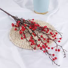 Birthday, love and romance, sympathy, get well, congratulations Christmas Red Berry Stems Flower Home Decoration Flowers Branch Fortune Fruit Leaves Spring Festival Holiday Party Ornaments Best Price 5e32 Goteborgsaventyrscenter