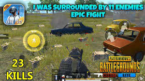 Pubg mobile lite is here! I Was Surrounded By 11 Enemies Epic Fight Pubg Mobile Lite Youtube