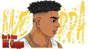 Nle choppa is an american rapper who broke through with his hit 2019 single titled shotta flow, which received. How To Draw Nle Choppa Step By Step Youtube