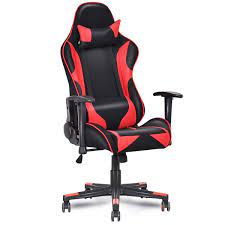 Black Red Ergonomic Racing Style Gaming Chair Gaming Chair Oversized Chair Living Room Outdoor Dining Chair Cushions