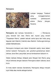 Maybe you would like to learn more about one of these? Ramayana