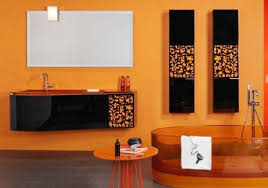Orange Black Bathroom Orange Bathrooms Orange Bathrooms Designs Orange Bathroom Decor