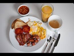 Femspann English Breakfast Coffee Morning Food Frokost Mat