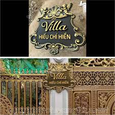 BIỂN SỐ NHÀ BIỆT THỰ, VILLA TUYỆT ĐẸP, SANG TRỌNG, ĐẲNG CẤP