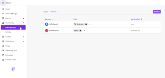 To mod a user and add them as a moderator, go to the channel's page and use the command: Managing Roles For Your Channel