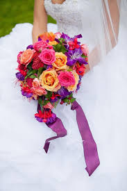 To start, select your flowers. Rebecca Dryer Photography Indiantable106 Wedloft Bridal Bouquet Pink Orange And Pink Wedding Bridal Bouquet Bright