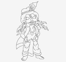 Rukmini was krishna's favourite wife. Baby Krishna Coloring Pages