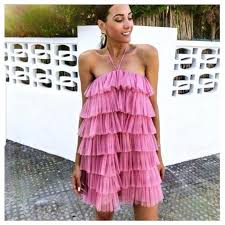 Zara Minidusty Pink Limited Edition Short Casual Dress Size 12 L Short Dresses Casual Dresses Casual Dress