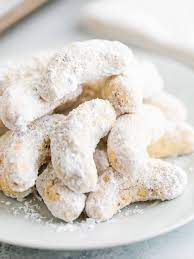45 christmas paleo cookies for santa gluten free & dairy free. Almond Crescent Cookies Eating Bird Food