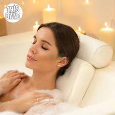 Promo Bantal Kamar Mandi Cushion Pillow Sandar Bathub Anti Slip Dan Bakteri 