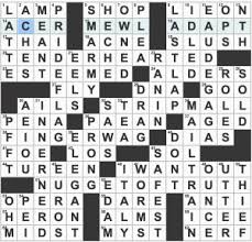We did not find results for: Saturday April 24 2021 Diary Of A Crossword Fiend