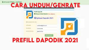 Saya tidak bisa mengisikan email pada from email ptk di aplikasi dapodik 2021 c, (email tersebut. Cara Unduh Generate Prefill Dapodik Versi 2021 Ops Sd