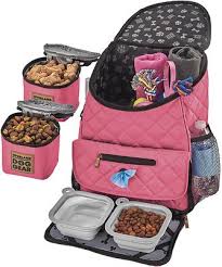 Overland Dog Gear Weekender Backpack Pet Travel Bag Pink Chewy Com Pet Travel Bag Dog Travel Bag Pet Travel