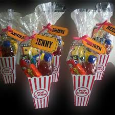Movie Theater Birthday Party Favor Ideas Movie Party Favors Outdoorpartybirthday Movie Themed Party Movie Night Birthday Party Movie Night Party