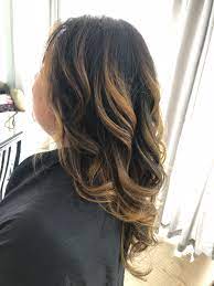 Balayage Asian Hair With Copper Tones Balayage Asian Hair Asian Hair Balayage Hair Copper