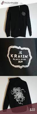 Kraken Rum Black Hoodie Black Hoodie Hoodies Weekend Wear