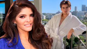 El hijo mayor de Ana Bárbara muestra su pose de 'galán' y la cantante  reacciona con divertido comentario