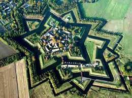 Types Of Castle Chateau Fort And Manor House And History Of Castles Star Fort Bourtange Star Fortress
