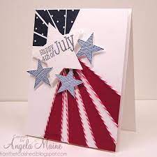 Sending free greeting cards with our 4th of july greetings creator is easy and fun to make, just follow the numbered instructions at each step. Happy 4th Of July By Arizona Maine Cards And Paper Crafts At Splitcoaststampers Sunburst Cards Card Craft Paper Crafts Cards