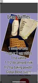 Lean Waffles Lean Protein Meals Healthy Low Carb Recipes Lean Protein Shakes