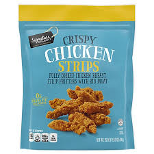 Foster farms (2) foundation food group (2) fratelli beretta usa, inc. Signature Select Crispy Chicken Strips Fully Cooked Chicken Breast With Rib Meat Frozen 25 Oz Vons