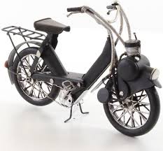 Bol Com Solex Bromfiets Model Blikken Fiets Met Hulpmotor Blik Zwart