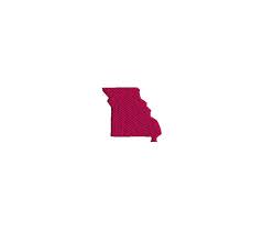 An incorporated place usually is a city, town, village, or borough, but can have other legal descriptions. Mini Missouri State Shape Machine Embroidery Design