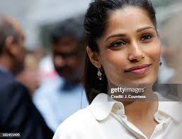 141 Day Of The Girl Fresco Unveiling With Freida Pinto Stock Photos,  High-Res Pictures, and Images