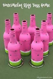 Watermelon Ring Toss Game I Dig Pinterest Watermelon Birthday Parties Watermelon Birthday Party Theme Fruit Birthday